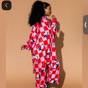 Dressed in LALA Satin Playsuit in Cosmic Cowgirl